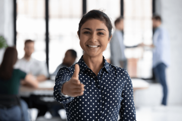 The New Age of Recruitment - retaining the human touch. Business woman shaking hands